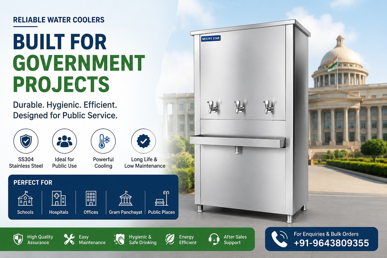 How to Choose the Right Water Cooler Manufacturer for Government Projects